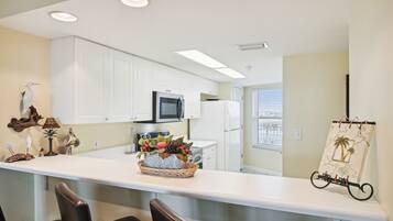 Condo, 2 Bedrooms | Private kitchen | Fridge, microwave, coffee/tea maker, toaster