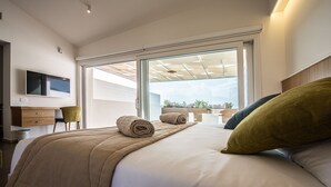 1 soverom, minibar, safe på rommet og skrivebord