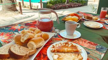 Frokostbuffé er inkludert hver dag