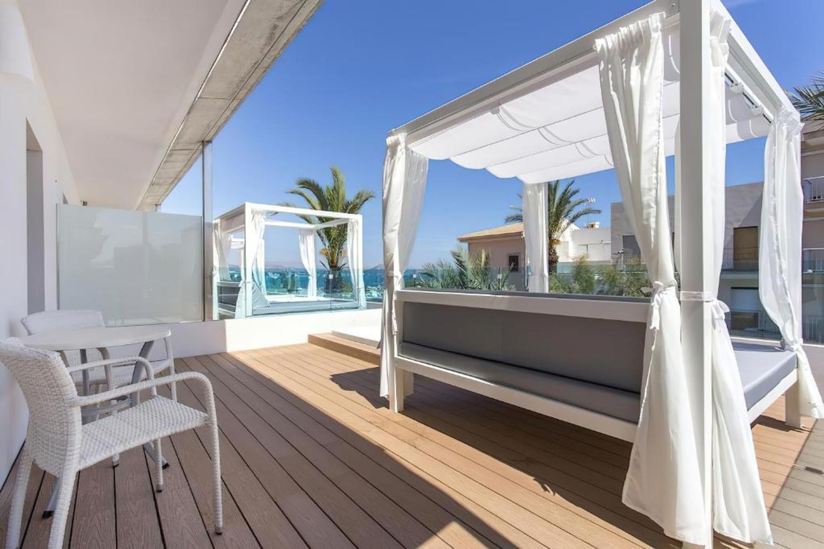 Deluxe Double Room, Hot Tub, Sea View | View from room