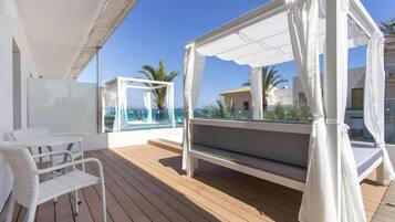 Deluxe Double Room, Hot Tub, Sea View | View from room