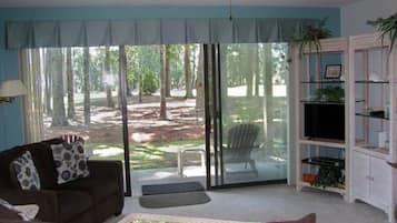 Villa, 2 chambres, vue golf | Salle de séjour