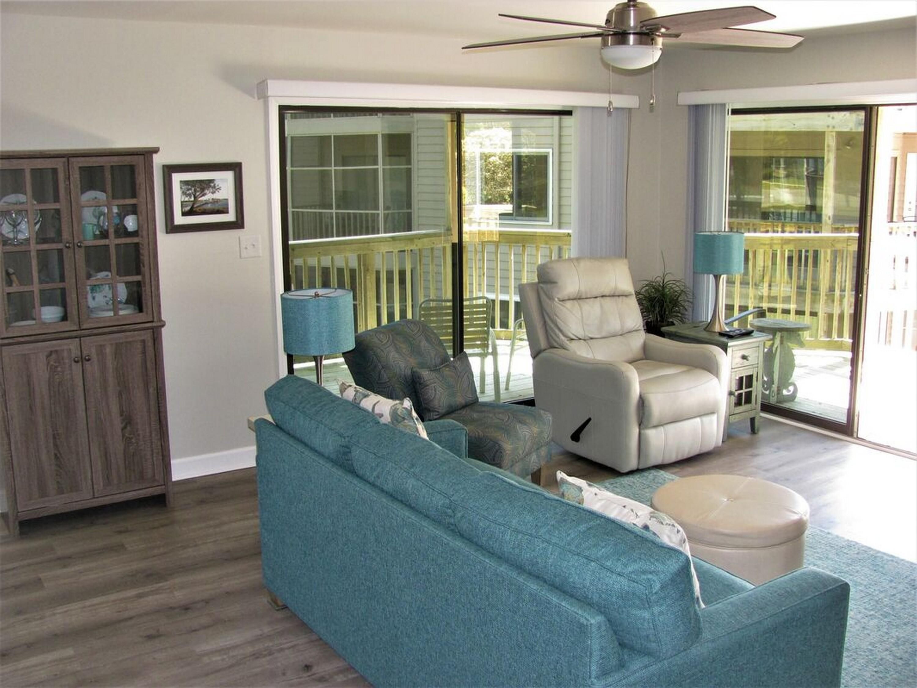 Villa, 1 chambre, vue golf | Salle de séjour