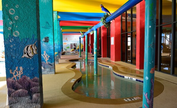 Indoor pool, outdoor pool