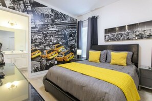 6 bedrooms, iron/ironing board, travel cot, WiFi