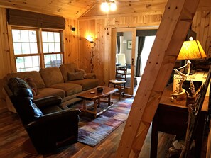 Smart TV, video library, stereo