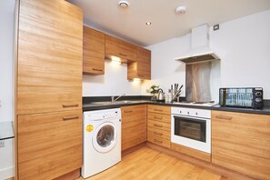 Deluxe-íbúð - einkabaðherbergi | Sameiginlegt eldhús