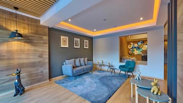 Sala de estar en el lobby