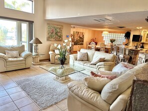 TV connectée, lecteur de DVD, livres