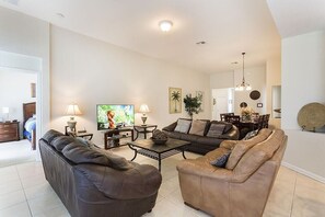 Smart TV, video games, ping pong