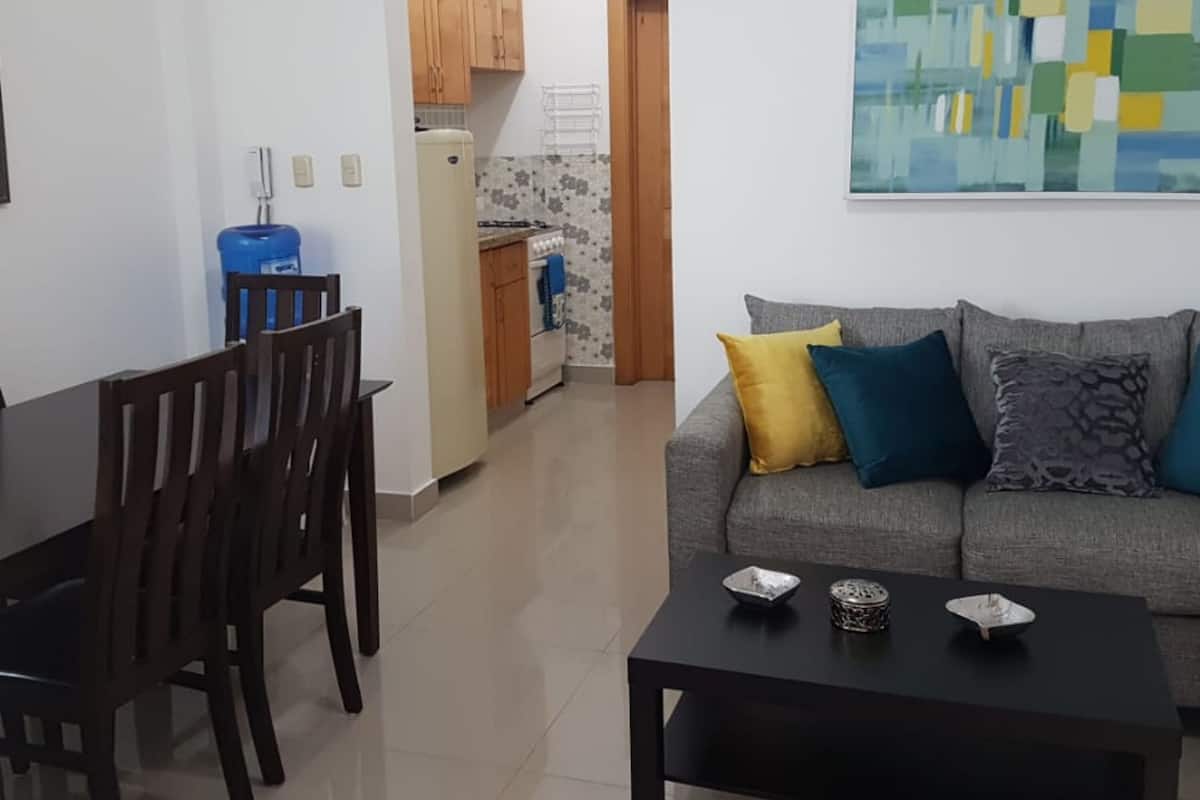 Deluxe-Studio | Wohnbereich | Flachbildfernseher