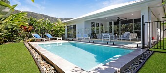 32c continuously heated pool 300m to beach Seaside@PalmCove