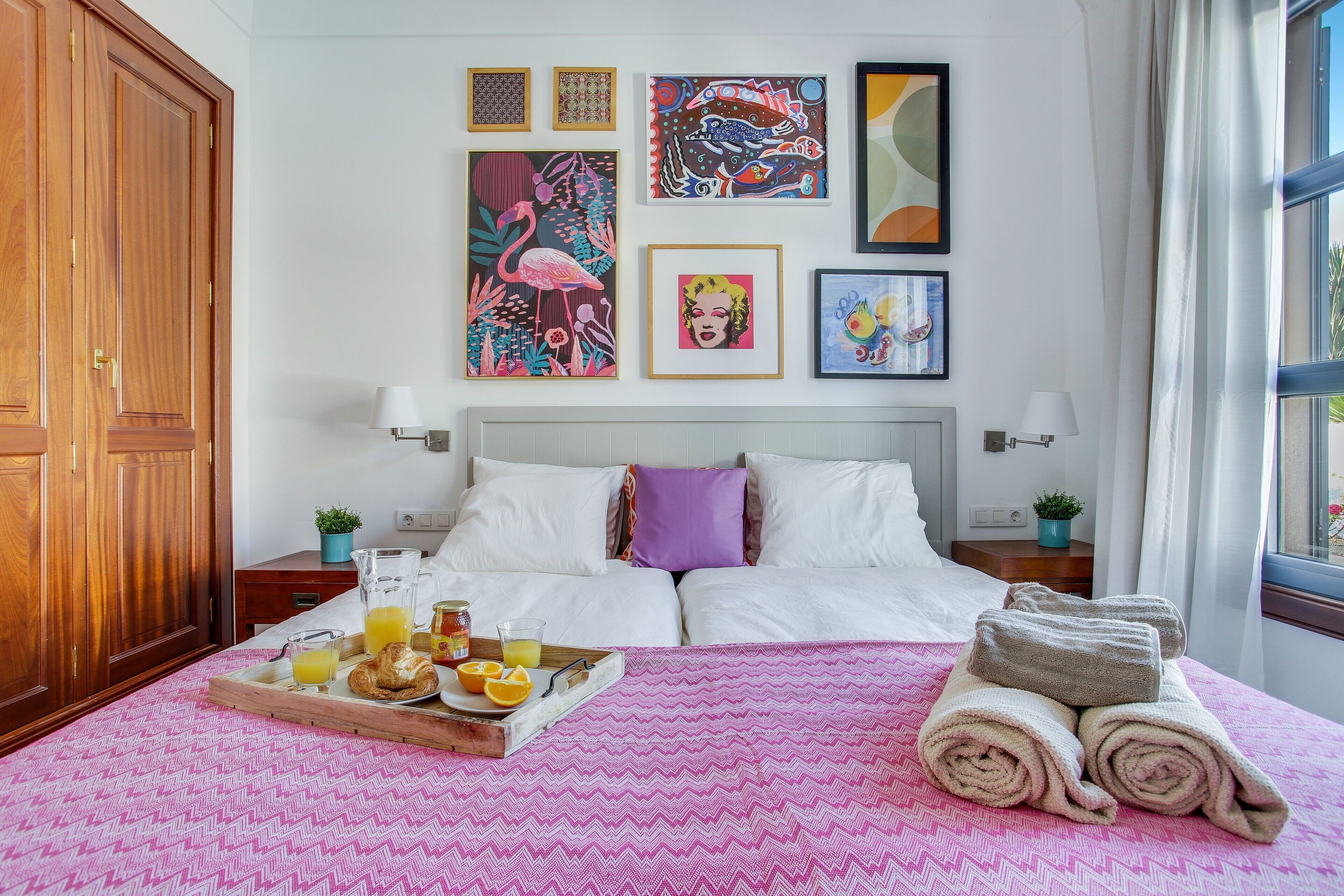 2 Schlafzimmer, Bügeleisen/Bügelbrett, kostenloses WLAN, Bettwäsche