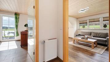 TV, DVD player, stereo