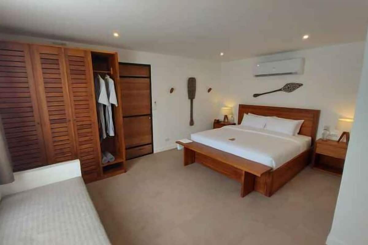 Free minibar items, in-room safe, individually decorated