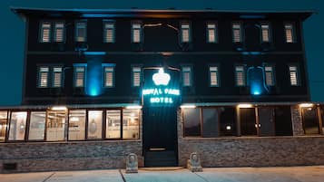 Front of property – evening/night