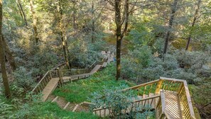 Property grounds - Couple's Retreat, Secluded, HOT TUB,  River, Dog Friendly/fence, ADULT ONLY (Ellijay)