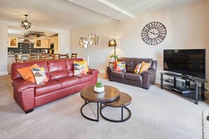 Flat-screen TV, DVD player, offices
