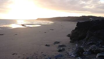 Beach nearby, sun-loungers