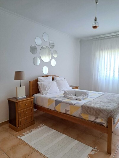 Apartment in condominium with pool, garden and garage