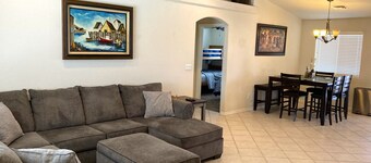 Quiet cul-de-sac location with lake views from rooftop terrace 