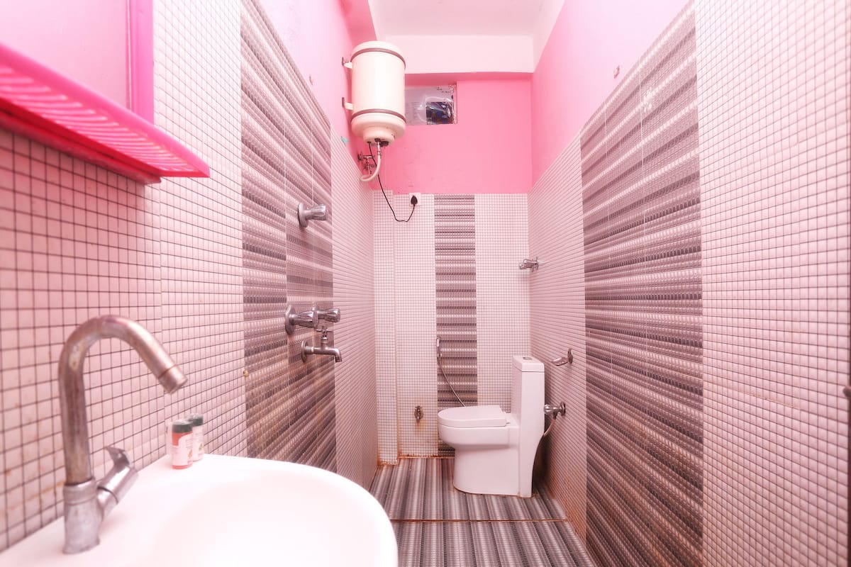 Soap, shampoo, toilet paper