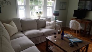 Smart TV, stereo - Spacious 2 BR, 1 1/2 baths, hot tub, pool table, outside room, full kitchen (Anna)