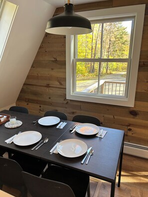 Dining - Beautiful Modern A-Frame in Southern Vermont is The Place To BE! (Whitingham)