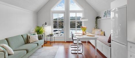 Télévision, lecteur de DVD, baby-foot, livres