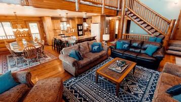 TV, fireplace, DVD player, table tennis