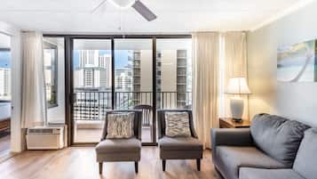 Condo, 1 Bedroom | Living area | Smart TV