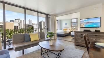 Appartamento, 1 camera da letto | Area soggiorno | Smart TV