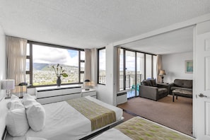 Condo, 1 Bedroom | 1 bedroom, laptop workspace, free WiFi - 21st Floor Condo With View of Ko'olau Mountains and the Ala Wai Canal by Koko Resort Vacation Rentals (Honolulu)