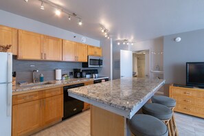 Condo, 1 Bedroom | Private kitchen - High Level Waikiki Condo - Enjoy Ocean Views From Your Private Lanai! by Koko Resort Vacation Rentals (Honolulu)