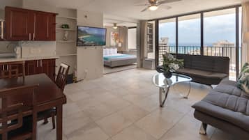 Condo, 1 habitación | Área de sala de estar