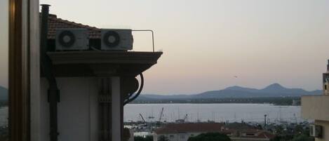 Blick von der Unterkunft