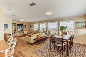 House, 3 Bedrooms | Living area - South Fletcher Beachfront Home by RedAwning (Fernandina Beach)