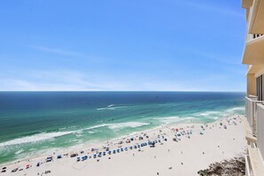 Accommodatie ligt op het strand