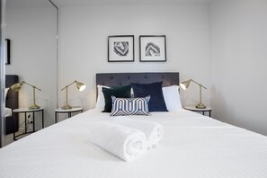 Departamento (2 Bedrooms) | 2 habitaciones, tabla de planchar con plancha y ropa de cama 
