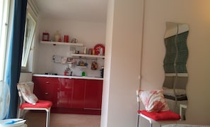 Interior - THE ANNEX A small house overlooking Capri, very close to Sorrento, Naples, and Pompeii, (Massa Lubrense)