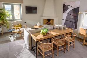 Superior Villa, 3 Bedrooms, Sea View, Mezzanine | Dining room - Caldera Anissaras Villas (Hersonissos)