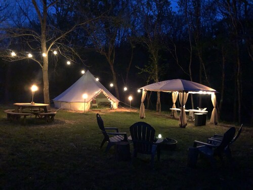 Large Bell Tent on the Kings River!
