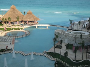 Piscine extérieure, piscine chauffée