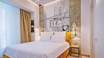 Deluxe Apartment | Egyptian cotton sheets, premium bedding, down duvets, memory-foam beds