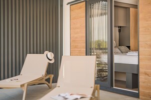 Superior Mobile Home with Sea View | Terrasse/Patio