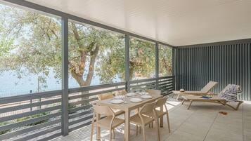 Superior Mobile Home with Sea View | Terrace/patio