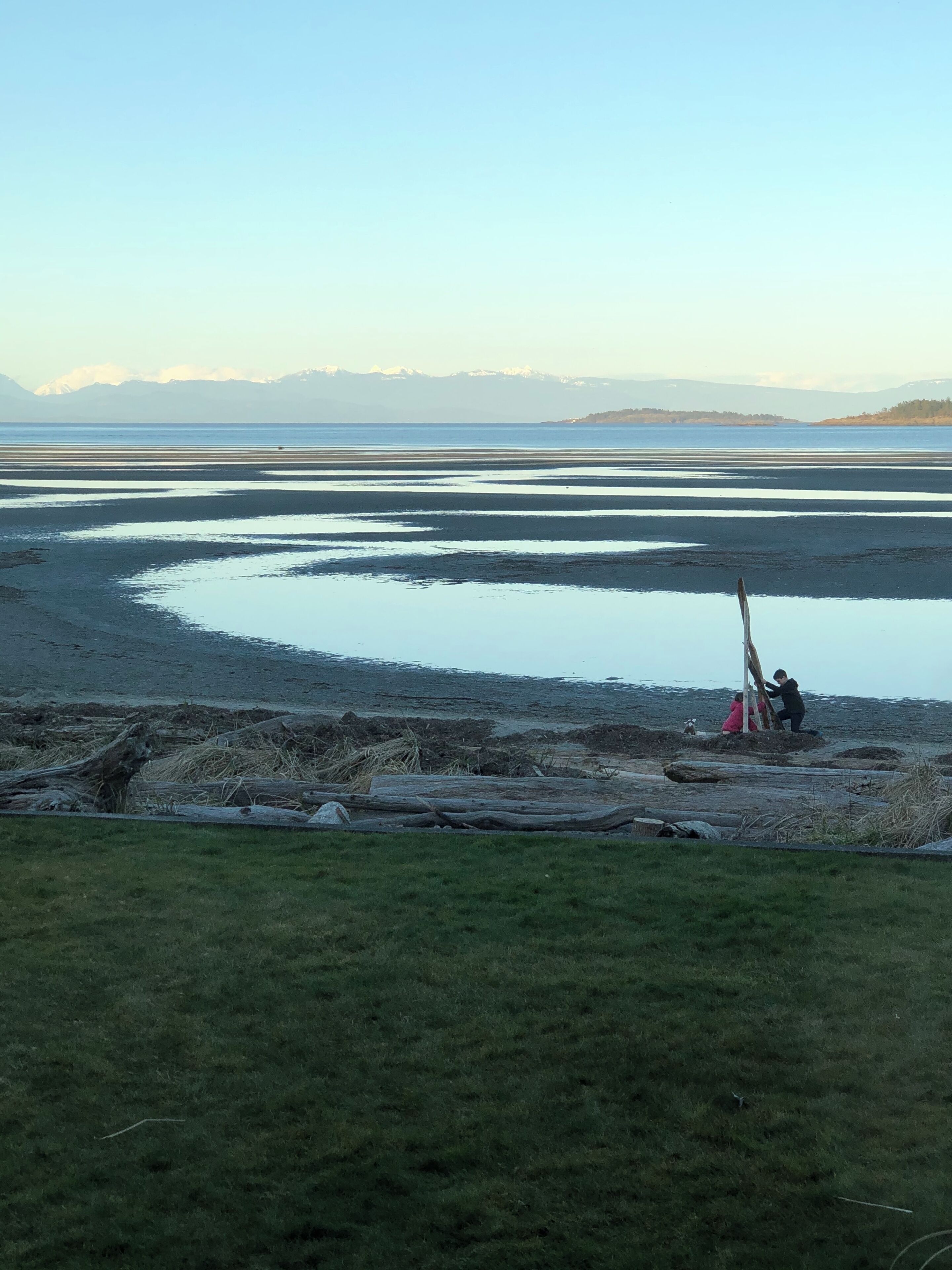 Plage, chaises longues, serviettes de plage