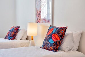 2 bedrooms, individually decorated, individually furnished
