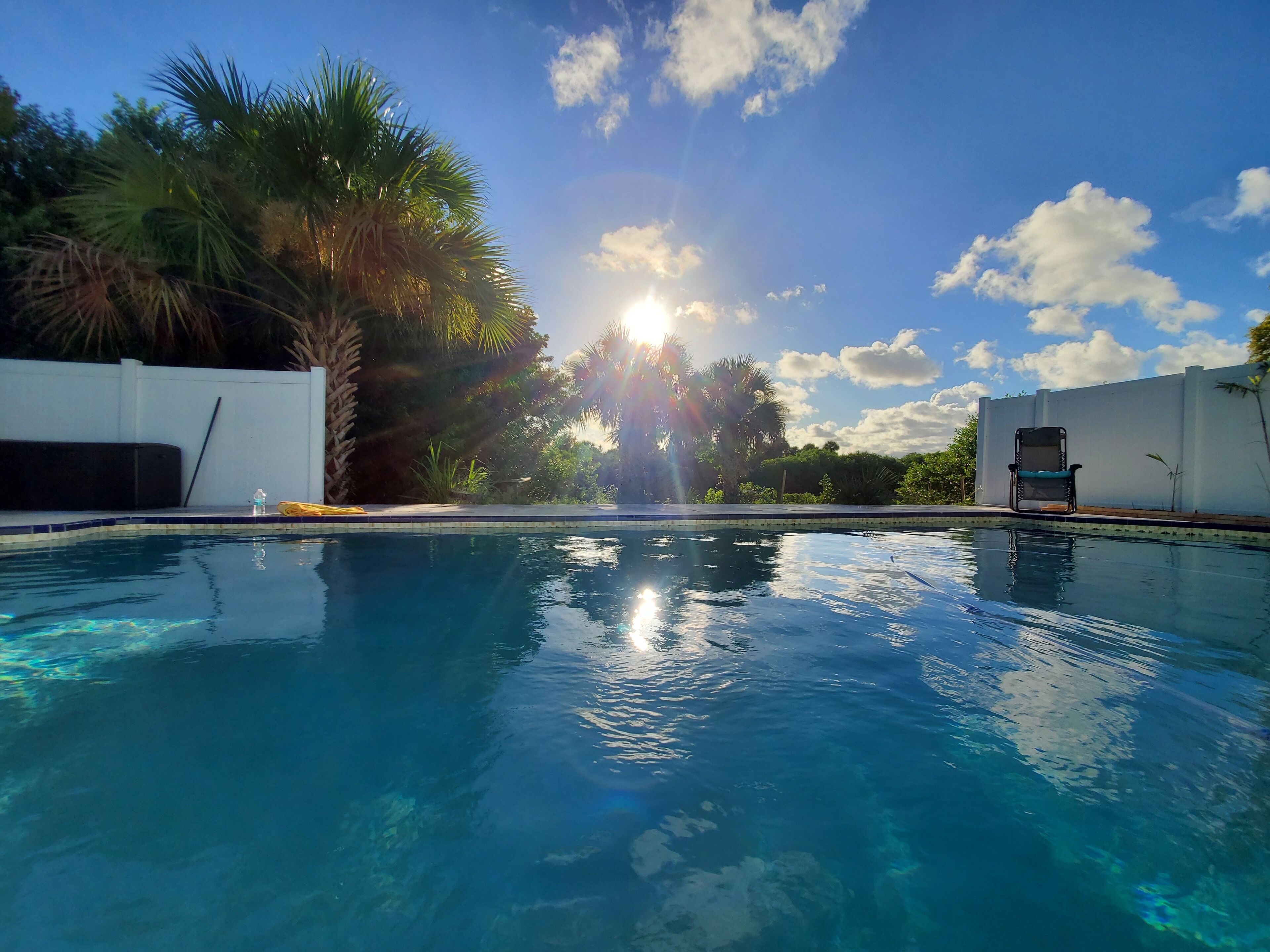 Alberca al aire libre 