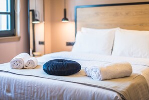 Draps en coton égyptien, literie de qualité supérieure, surmatelas